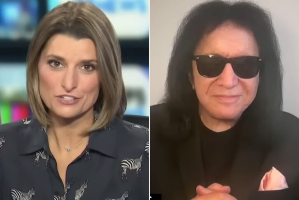 Gene Simmons Appears to Flirt with News Anchor in Awkward Interview Moment