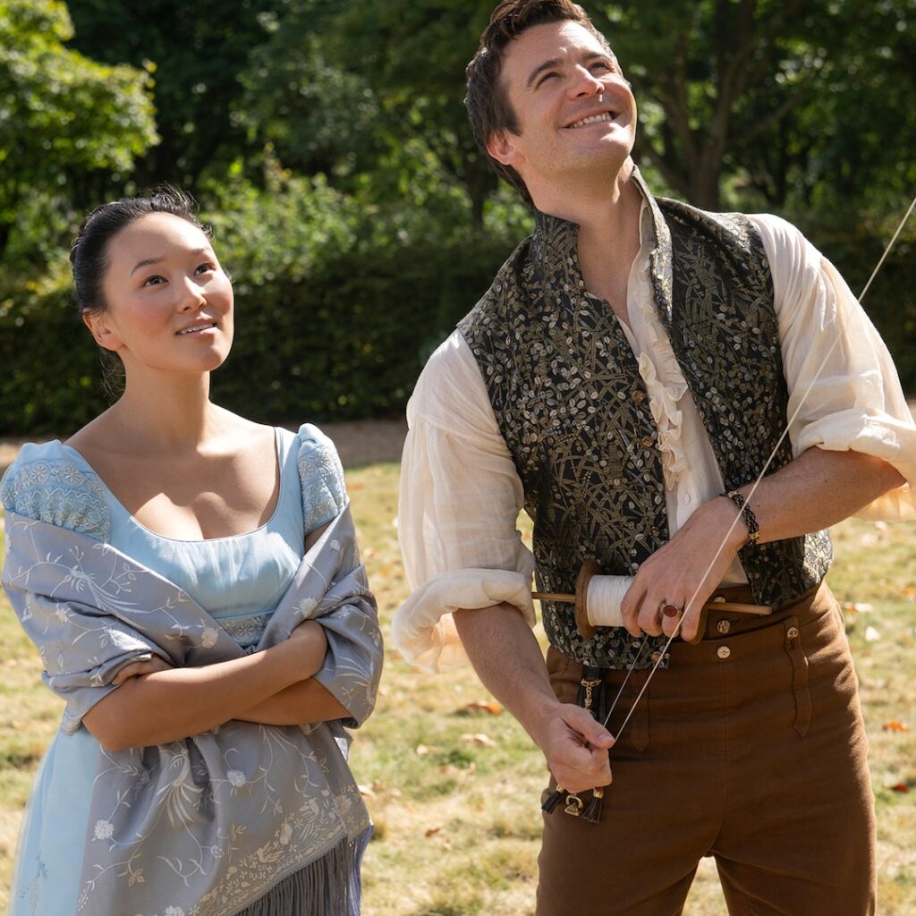 Luke Thompson, Yerin Ha Interview on Stair Sex Scene