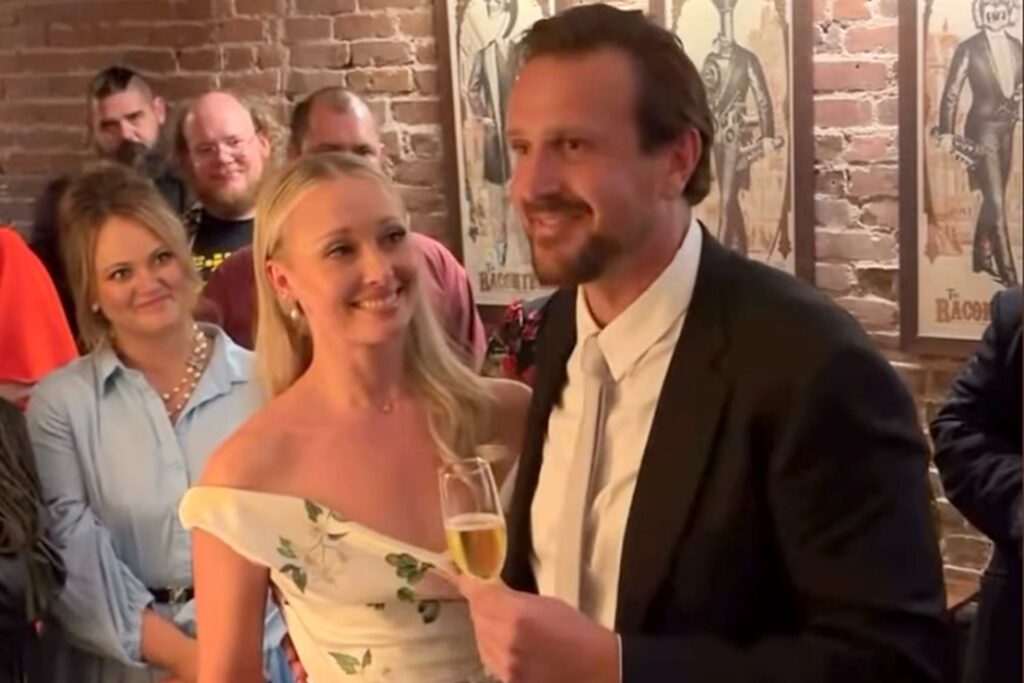 Jason Segel Shares Heartfelt Comments at Engagement Party with Kayla Radomski