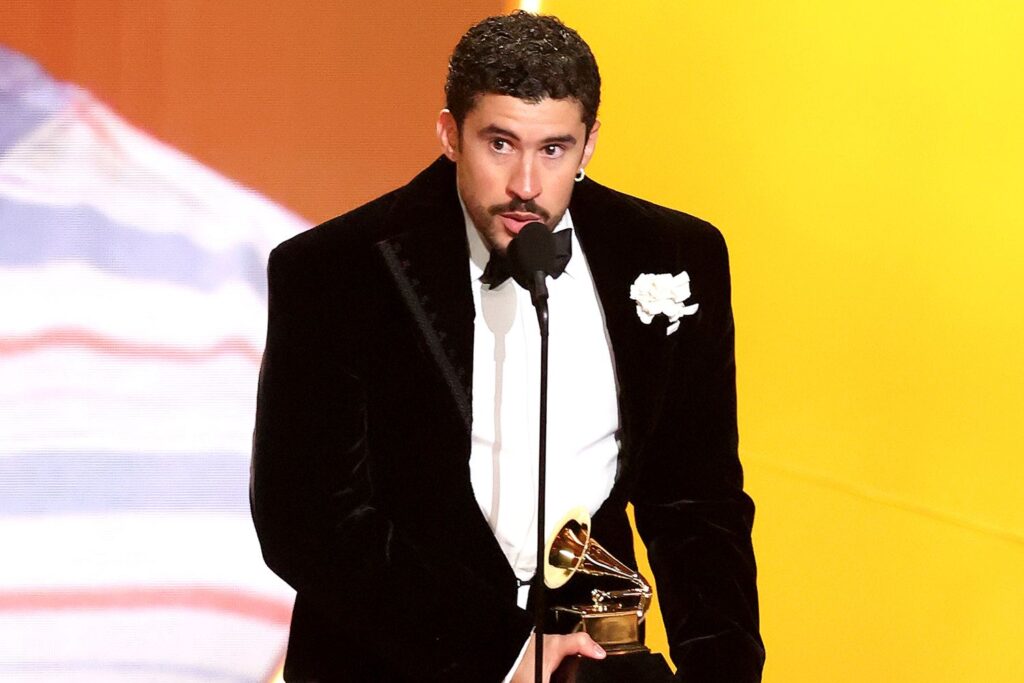 Bad Bunny Gets Emotional as He Takes Home Album of the Year at 2026 Grammys
