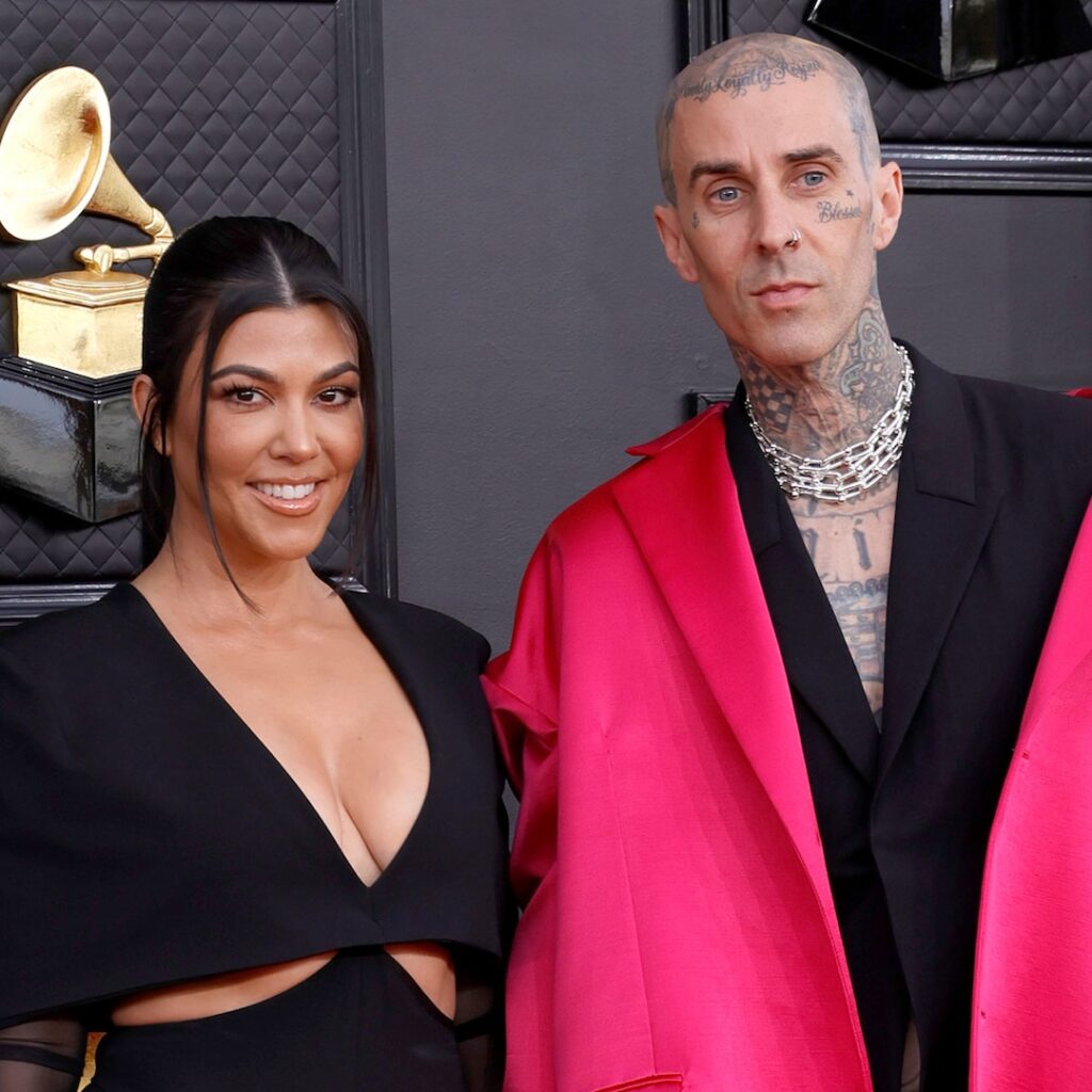 Kourtney Kardashian, Travis Barker and Son Rocky’s WWE Outing