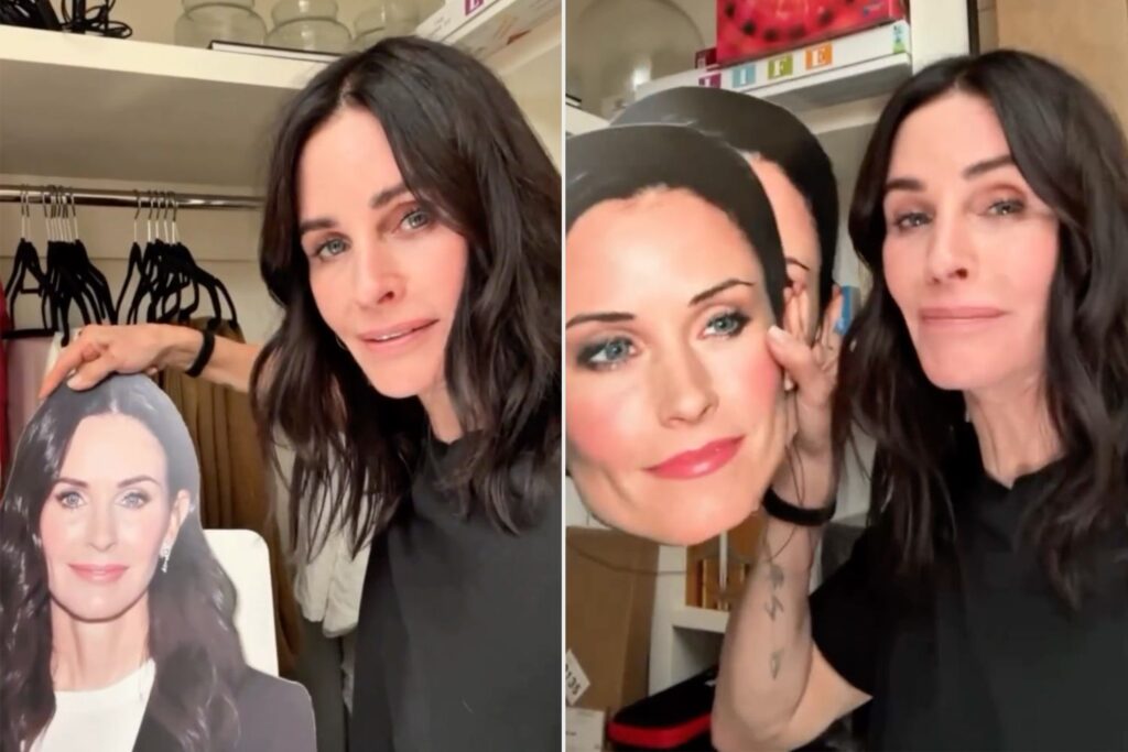 Courteney Cox Shares the Bizarre Items She Keeps in Her Coat Closet