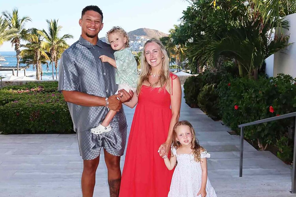 Brittany Mahomes Wore a Red Maxi Dress on Vacation