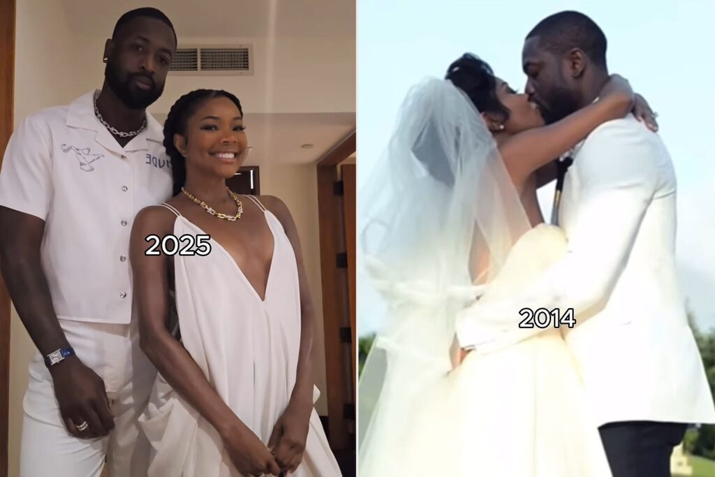 Gabrielle Union, Dwyane Wade Celebrate 11th Wedding Anniversary: Photo