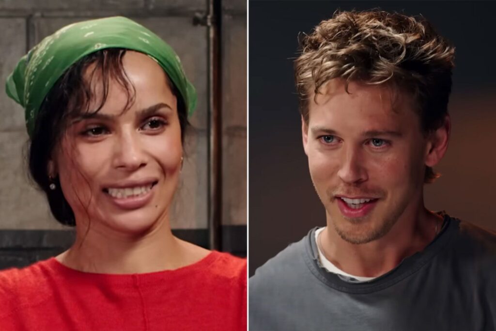 Zoë Kravitz Accidentally Shades Austin Butler’s Former Show in Front of Him