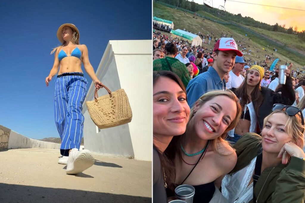 Kate Hudson Says ‘So Long’ to Summer with Bikini Roundup, Pics of Her Kids