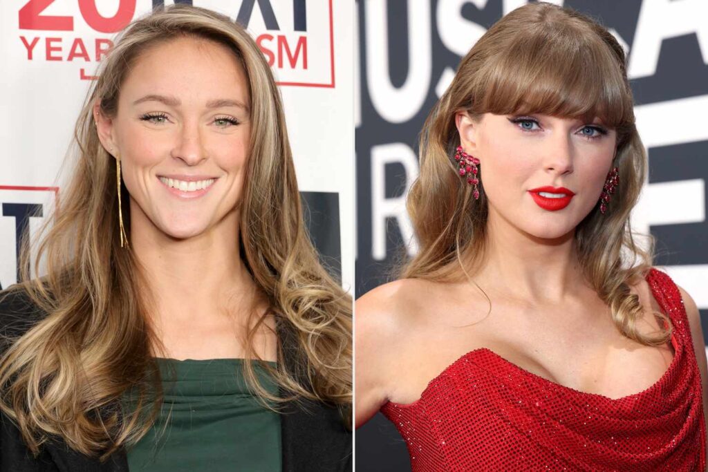 Kylie Kelce Addresses Rumors That Her Podcast Features Taylor Swift Easter Eggs