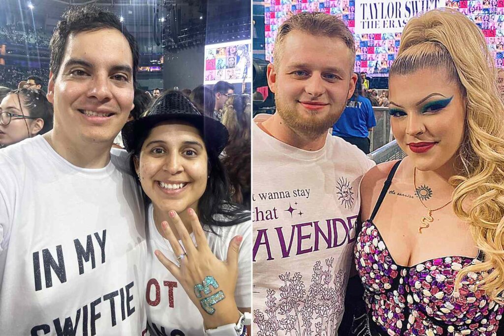 Two Couples Engaged at Taylor Swift Concerts Go From ‘Eras to Arrowhead’