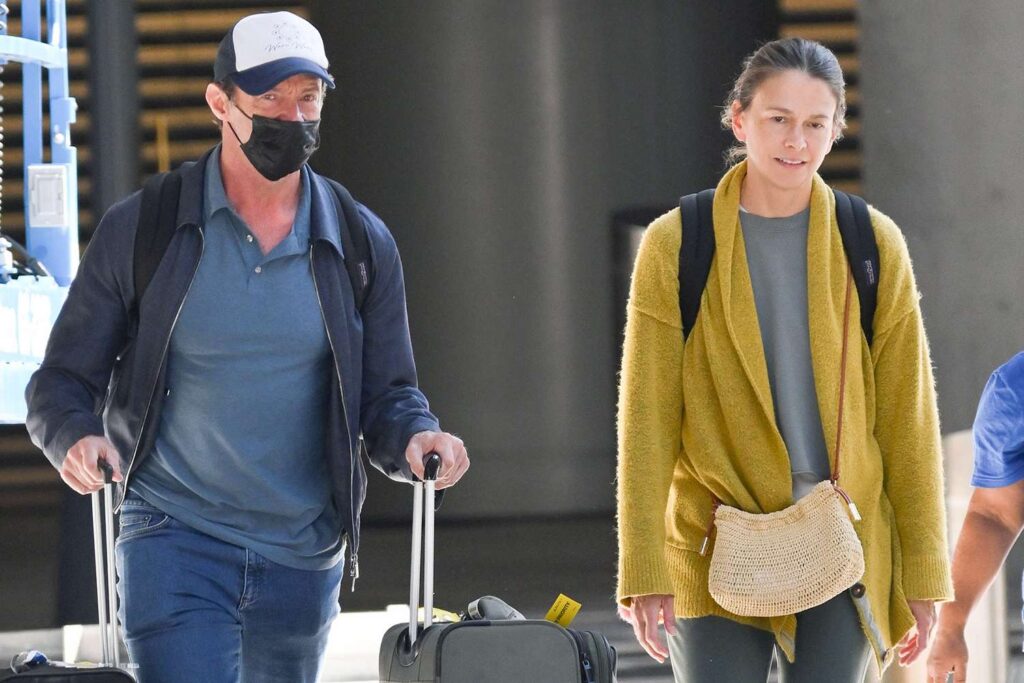 Hugh Jackman and Sutton Foster Spotted on a Rare Outing in New York City