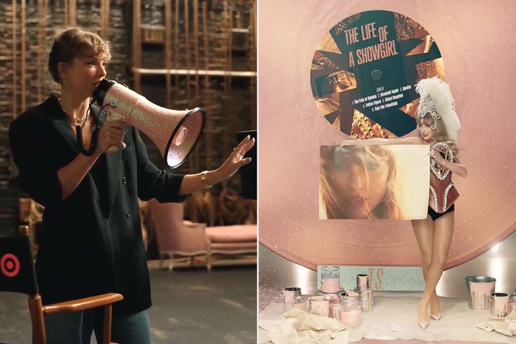 Taylor Swift Teases ‘The Life of a Showgirl’ Album’s Pink Vinyl Edition: Video