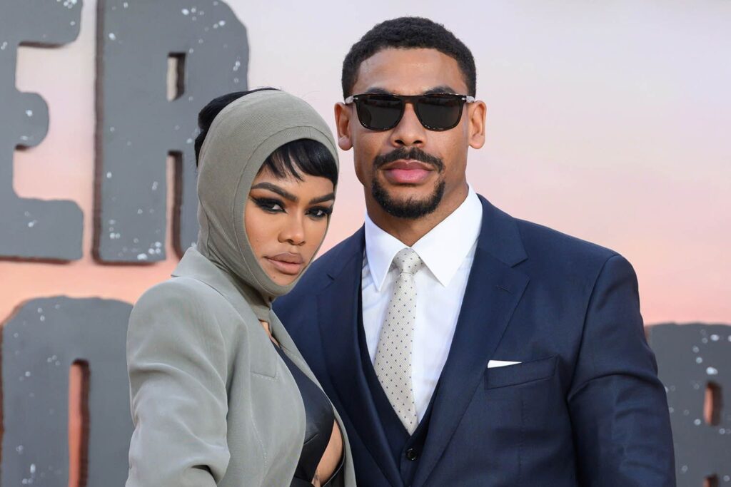 Teyana Taylor and Aaron Pierre Make Sexy Red Carpet Debut in London