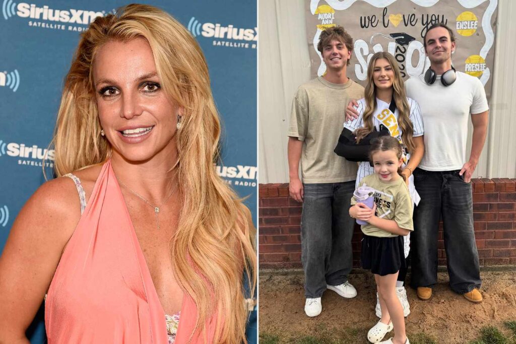 Britney Spears’ Sons Look All Grown Up as They Reunite with Jamie Lynn’s Daughter