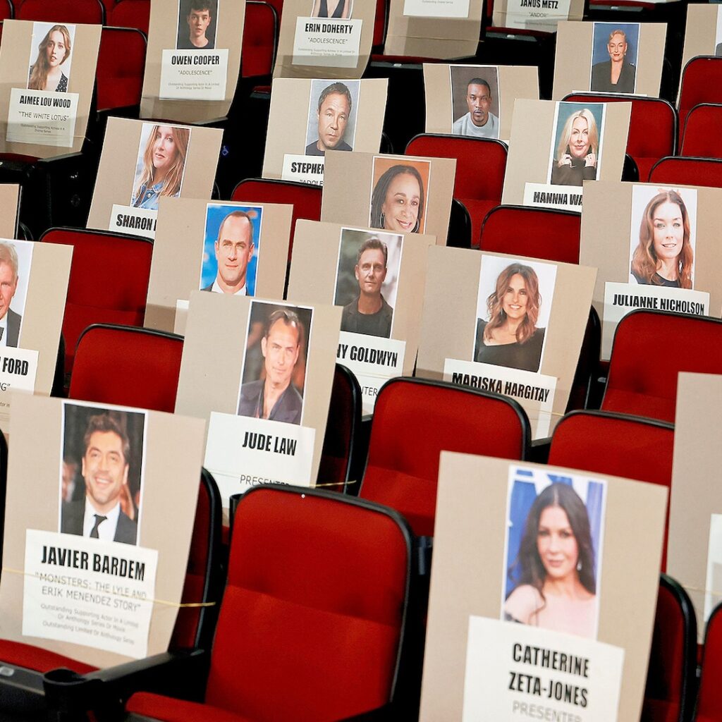 Emmys 2025 Seating Chart Revealed