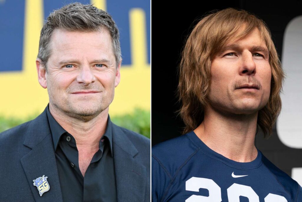 Steve Zahn ‘Broke’ Character Seeing Glen Powell in Prosthetics for ‘Chad Powers’ (Exclusive)
