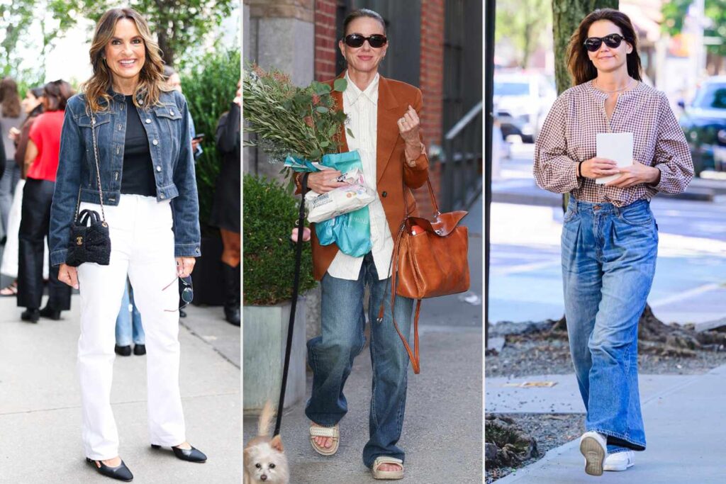 Katie Holmes, Mariska Hargitay, and More Celebs Wear These Jeans Styles