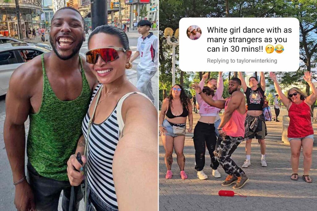 Rapper Goes Viral for ‘White Girl Dance’ in the Street (Exclusive)