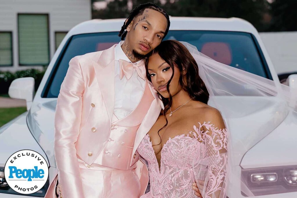 Rappers Monaleo and Stunna 4 Vegas Marry in All-Pink Texas Wedding (Exclusive)