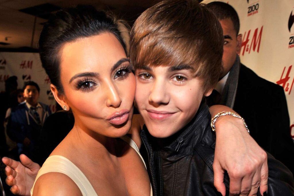 Kim Kardashian Breaks Silence on Photo Shoot with 16-Year-Old Justin Bieber