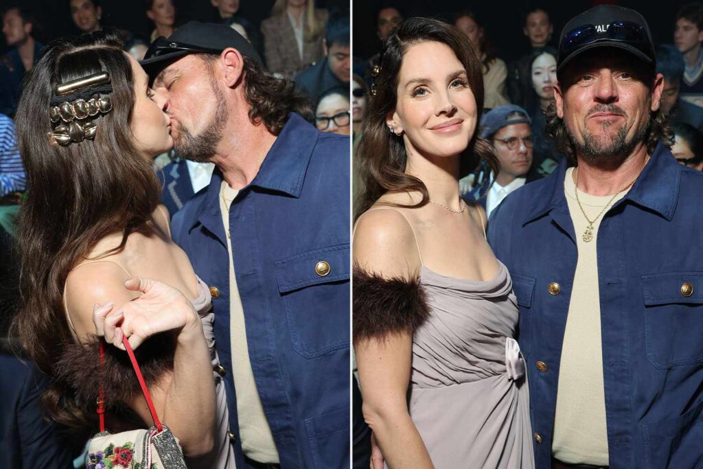 Lana Del Rey and Husband Jeremy Dufrene Kiss at Paris Fashion Week