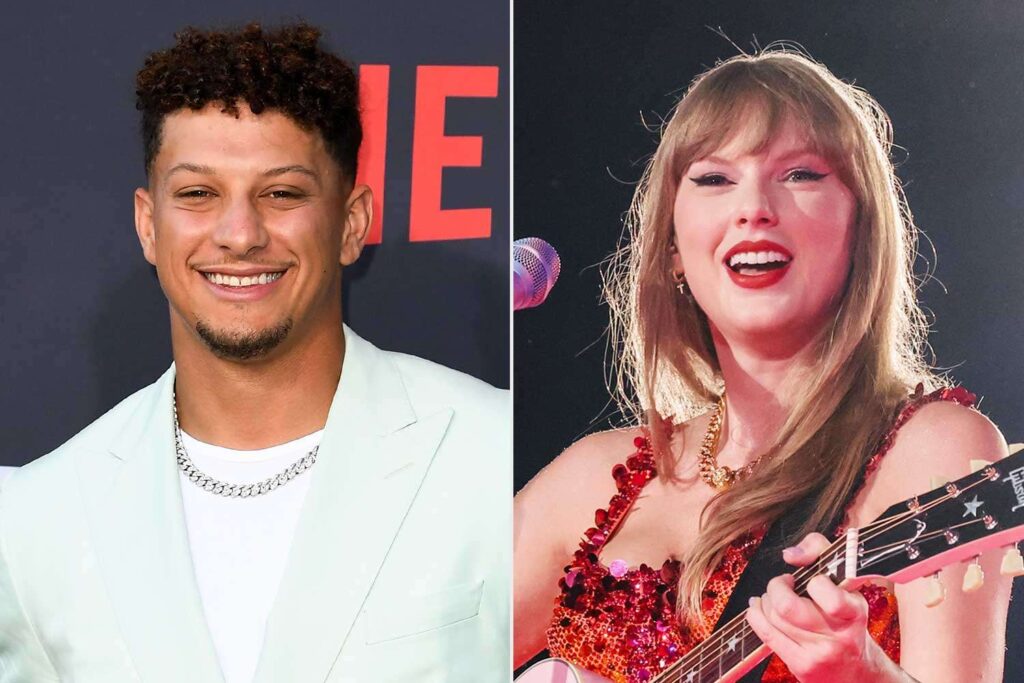 Patrick Mahomes Says Taylor Swift’s New Album Will Be ‘Blaring’ in the Chiefs Facility