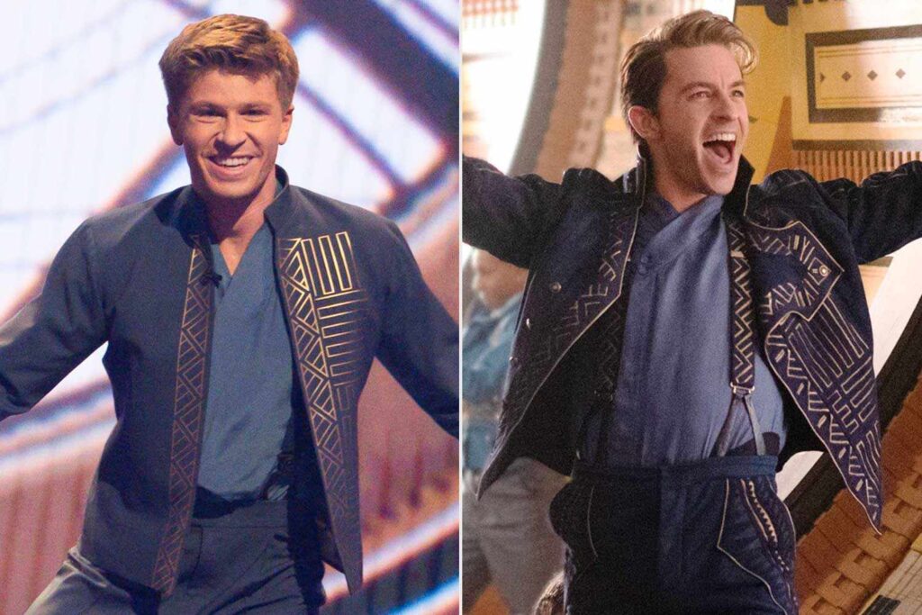 Robert Irwin Surprised with Flowers from Jonathan Bailey After ‘DWTS’ ‘Wicked’ Night