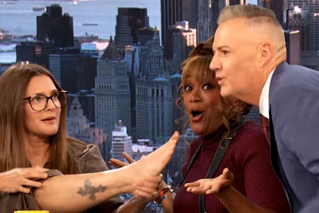 Drew Barrymore’s Co-Hosts Smell Her Feet on Air: ‘No Scent Whatsoever’