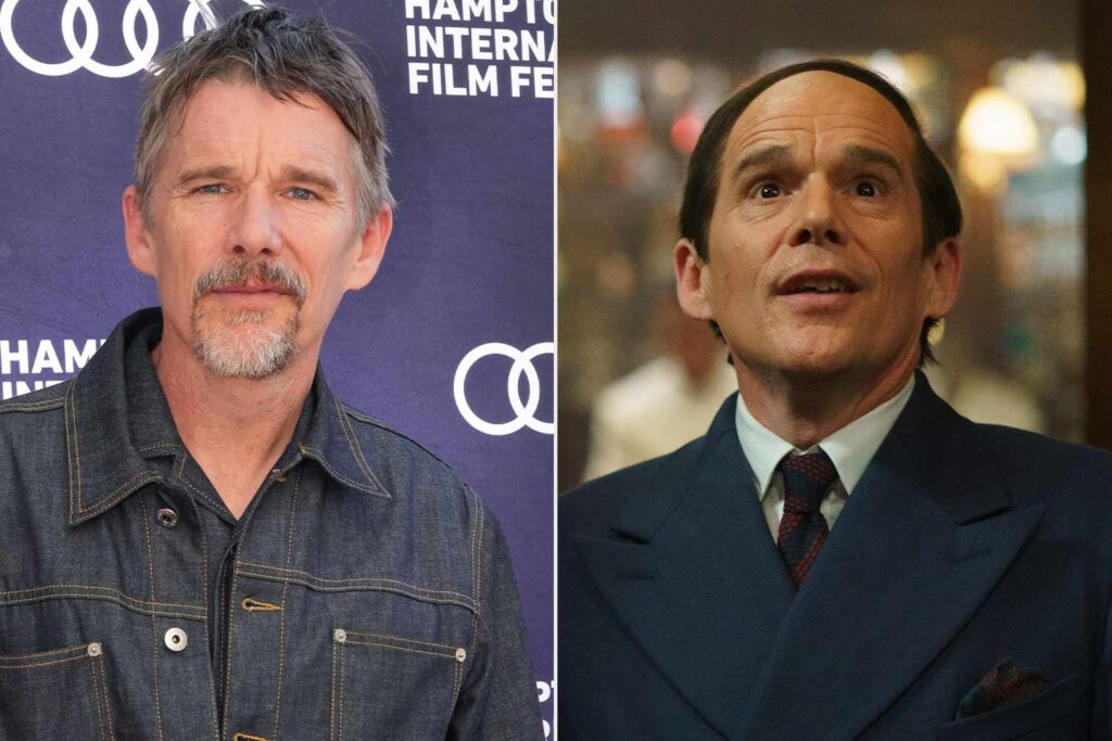 Ethan Hawke Says ‘Everybody Treated Me Differently’ with Brown Eyes Making ‘Blue Moon’
