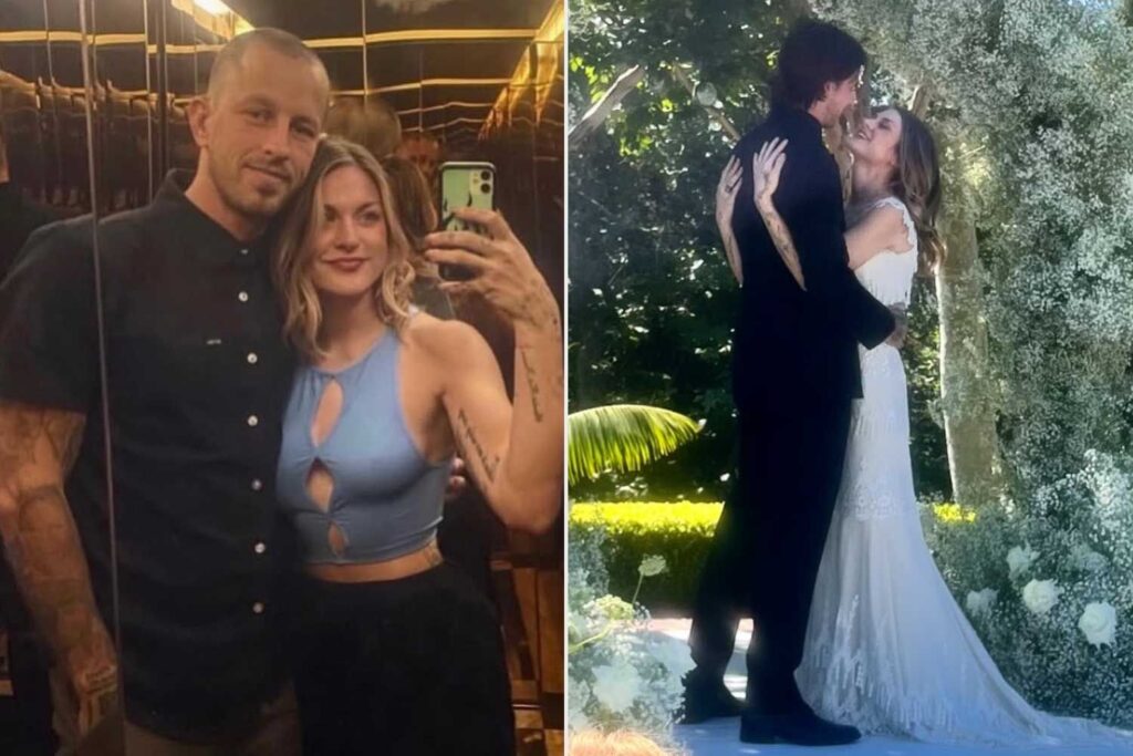 Frances Bean Cobain and Riley Hawk Celebrate Second Wedding Anniversary