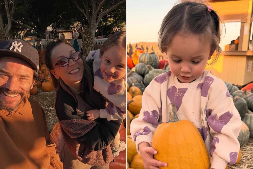 Kaley Cuoco and Tom Pelphrey Take Daughter Matilda, 2, on Pumpkin Patch Outing