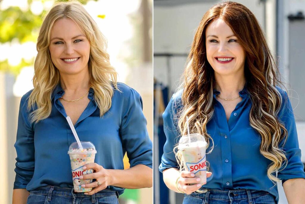 Malin Akerman Wigs Around in ‘Hunting Wives’ Halloween Spoof for Sonic