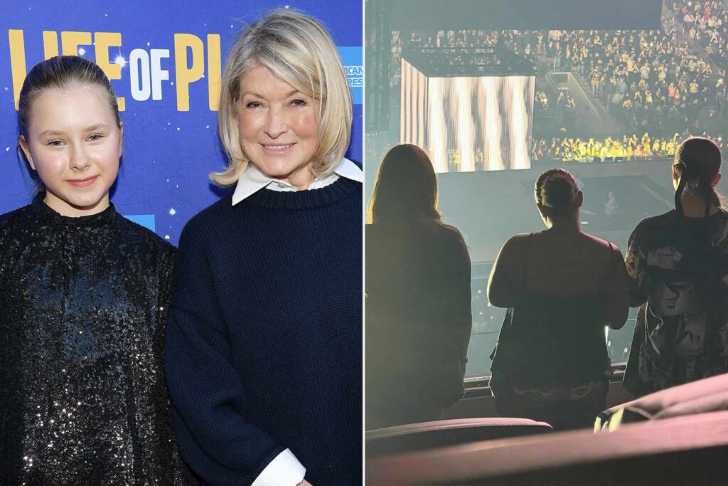 Martha Stewart Goes to Billie Eilish Concert with Granddaughter Jude