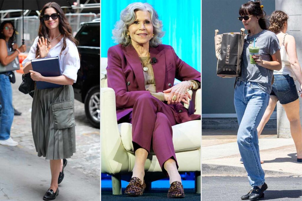 Anne Hathaway and Dakota Johnson Wear Lofers, Get the Look from $30