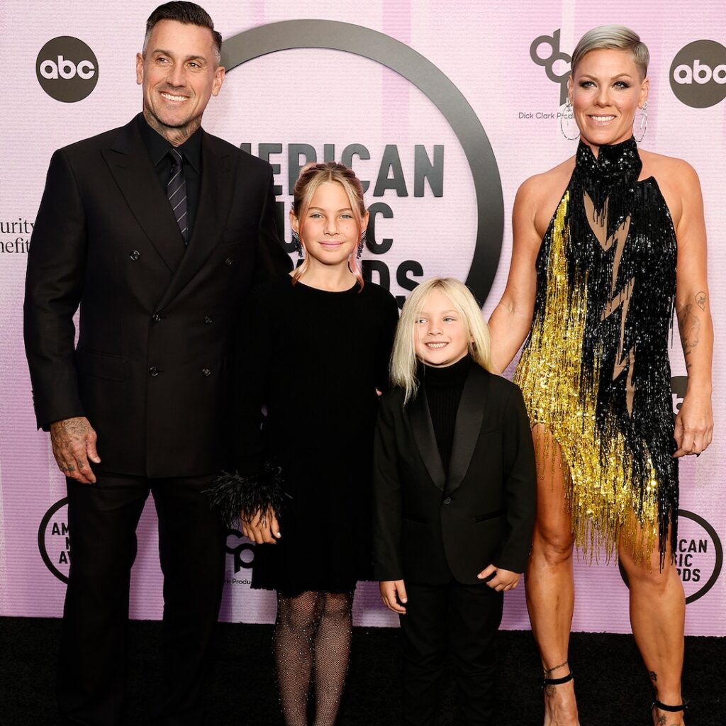 Pink, Carey Hart’s Son Jameson Debuts Pink Hair