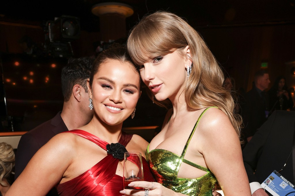 Taylor Swift Reacts to Selena Gomez’s Bridal Look in New Video