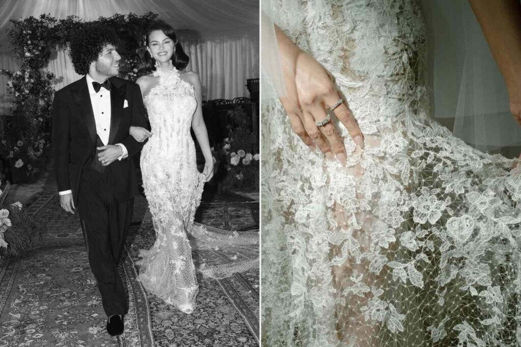 Selena Gomez’s Wedding Dress Contained a Special Tribute to Benny Blanco