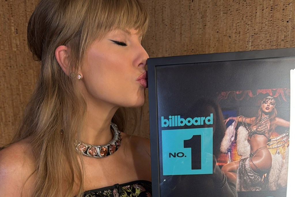 Taylor Swift Reacts as ‘Showgirl’ Shatters Billboard Chart Records
