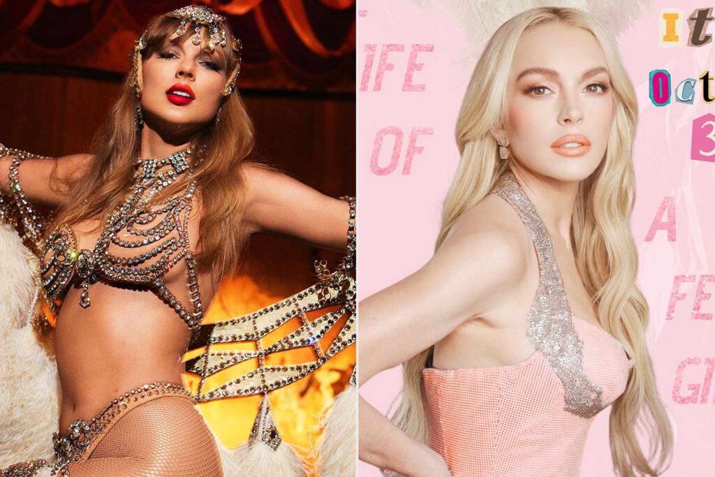 Lindsay Lohan’s ‘Showgirl’ Moment After Taylor Swift Drops Her New Album on ‘Mean Girls’ Day