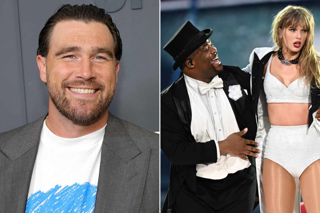 Travis Kelce Praises Taylor Swift’s Backup Dancer Kam Saunders for Music Video Role