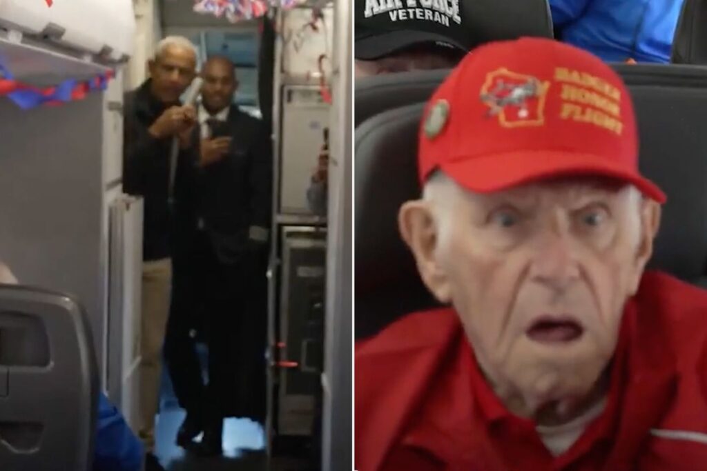 Barack Obama Surprises Veterans Aboard Plane in Washington, D.C.: See Their Emotional Reactions