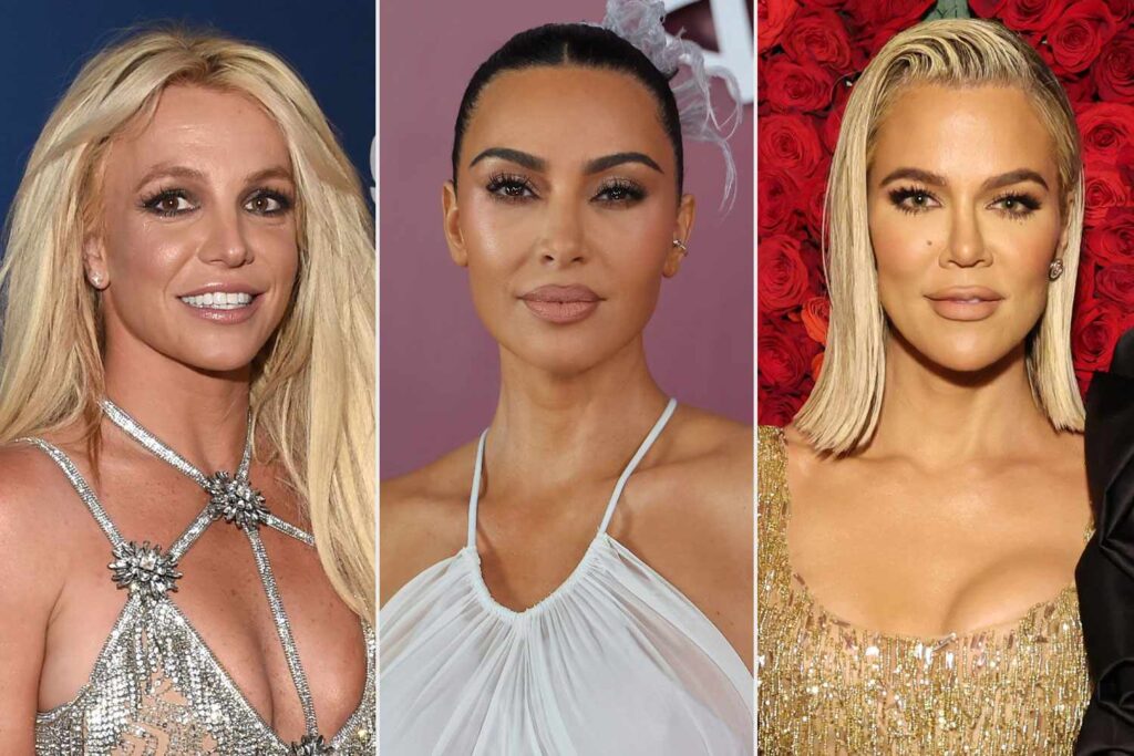 Kim Kardashian Shares Photos of Hangout with Khloé and Britney Spears