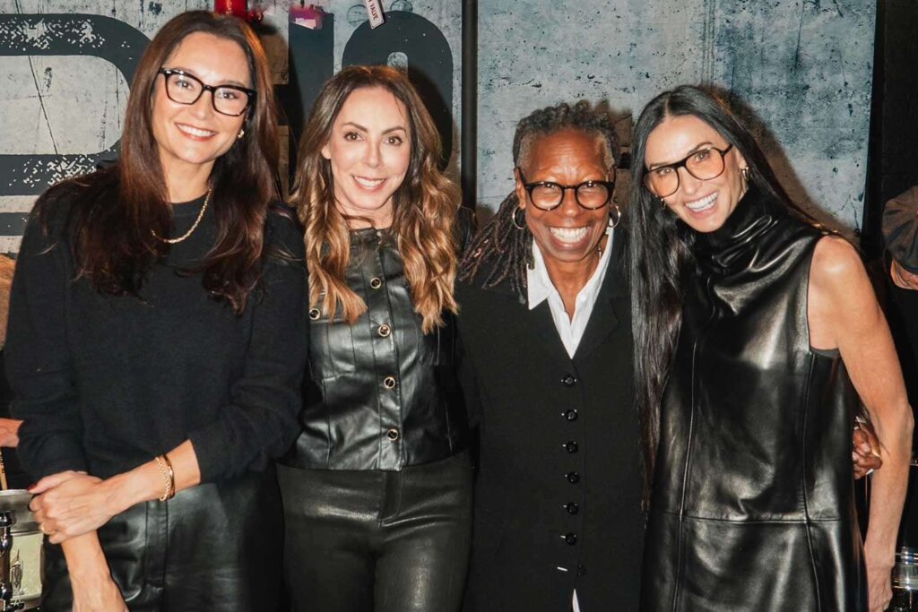 Emma Heming Willis, Demi Moore Step Out for Bruce Willis Benefit Show (Exclusive)