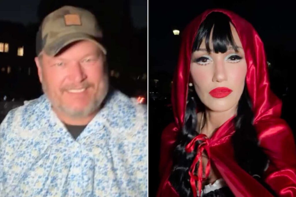 Gwen Stefani and Blake Shelton’s Halloween Costumes Recreate a Classic Fairy Tale