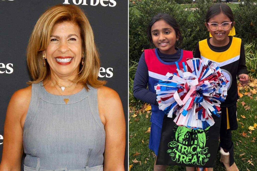 Hoda Kotb’s Daughters Hope and Hailey Dress as Cheerleaders for Halloween