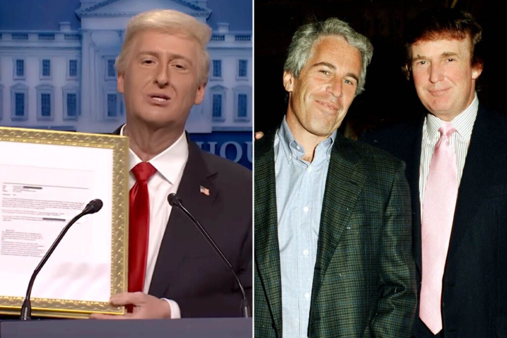 ‘SNL’ Pokes Fun at Donald Trump’s Involvement in Jeffrey Epstein Email Scandal: Watch