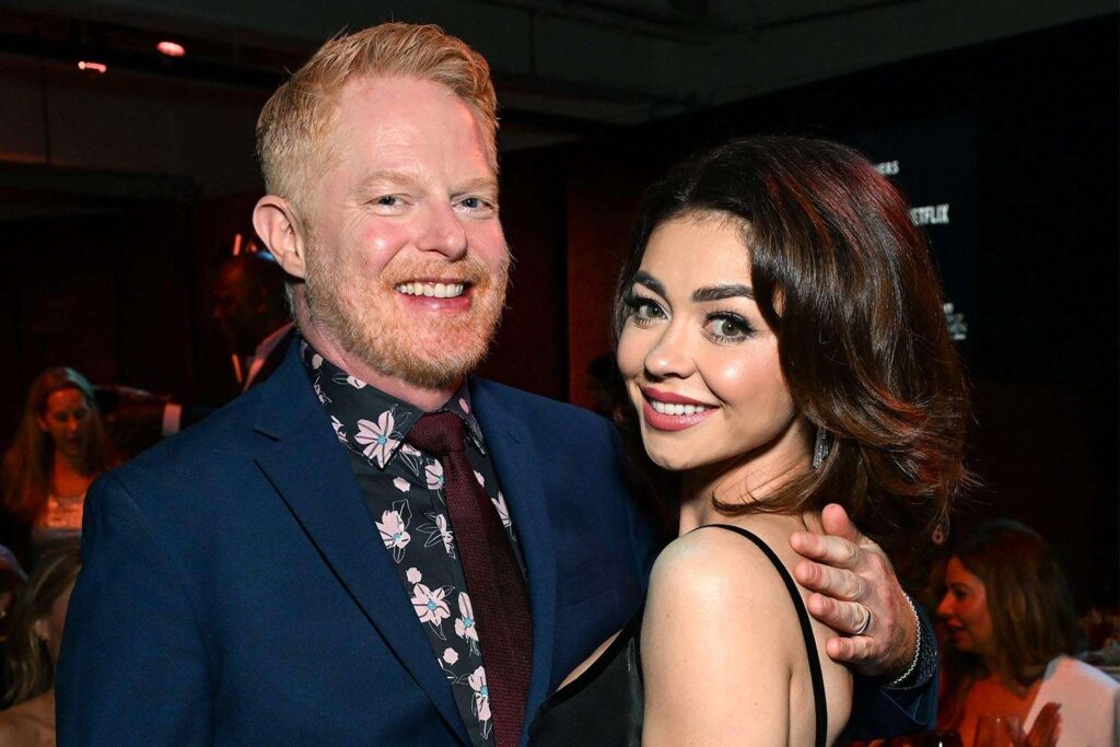 ‘Modern Family’ Stars Sarah Hyland and Jesse Tyler Ferguson Share Sweet Reunion at Her Broadway Performance
