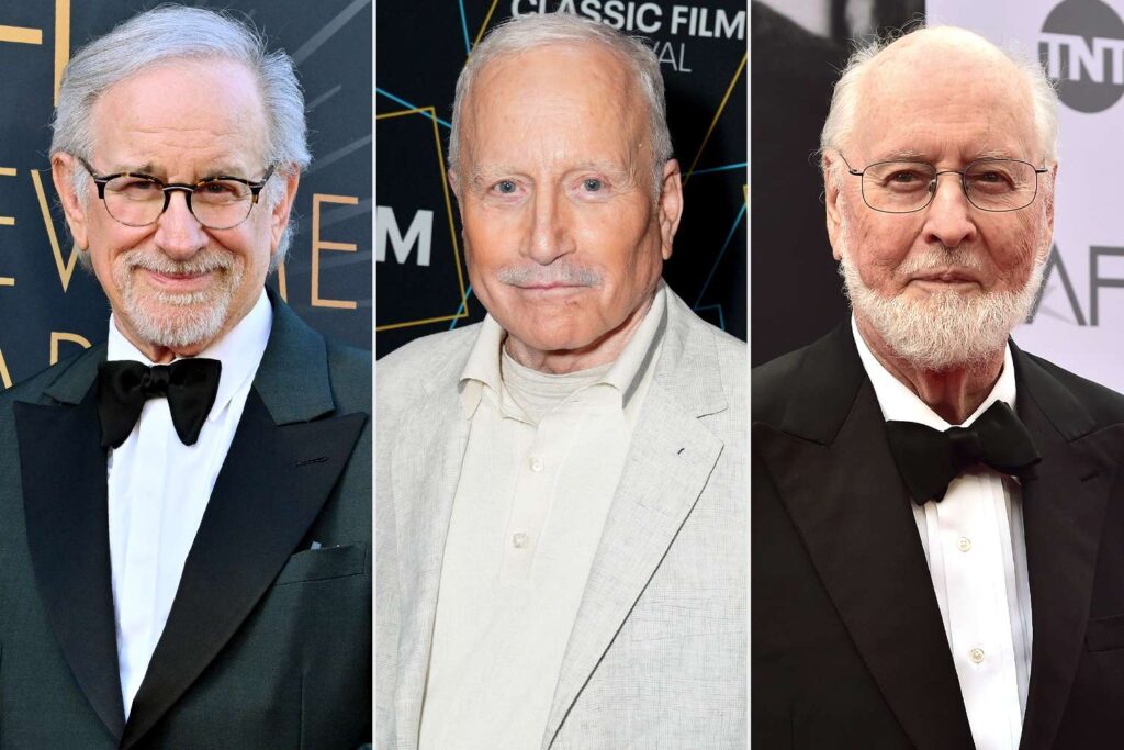 Steven Spielberg, Richard Dreyfuss and John Williams Have a Rare ‘Jaws’ Reunion 50 Years Later