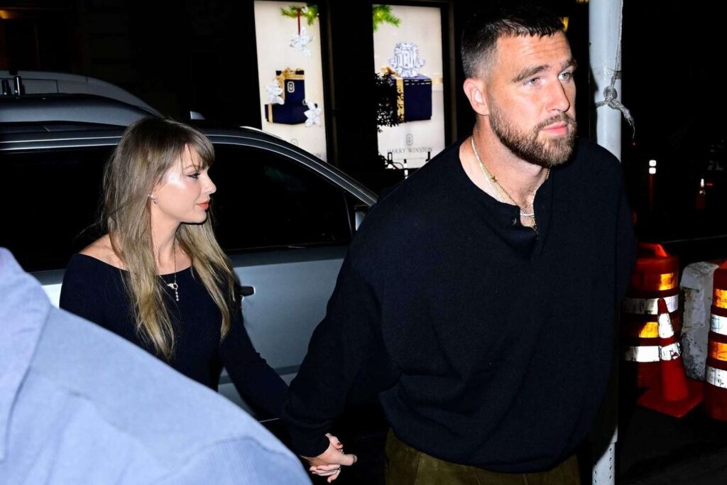 Newly Engaged Taylor Swift and Travis Kelce Step Out for Dinner in NYC