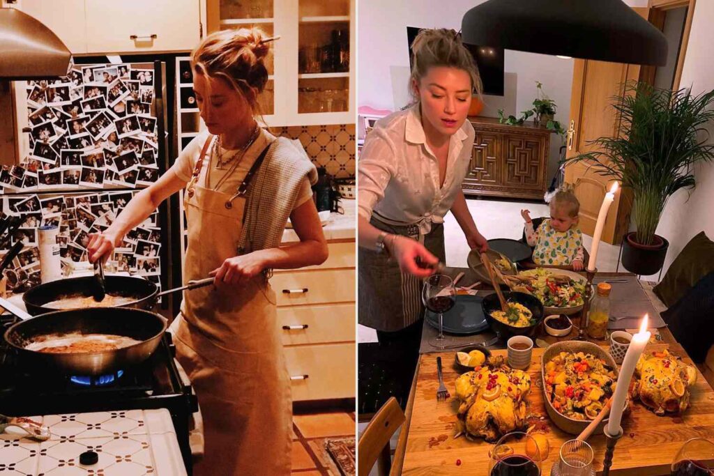 Amber Heard Shares Rare Glimpse of Her Mom Life in Throwback Thanksgiving Photos