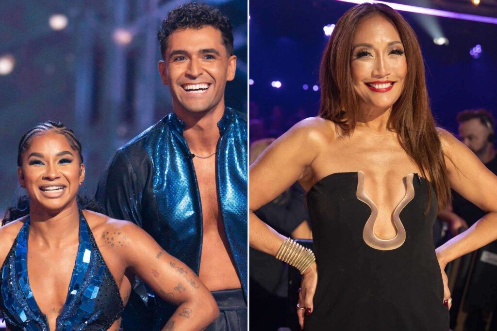 Jordan Chiles and Ezra Sosa React to Carrie Ann Inaba Calling Their ‘DWTS’ Finale Freestyle the ‘Best’ She’s Seen (Exclusive)
