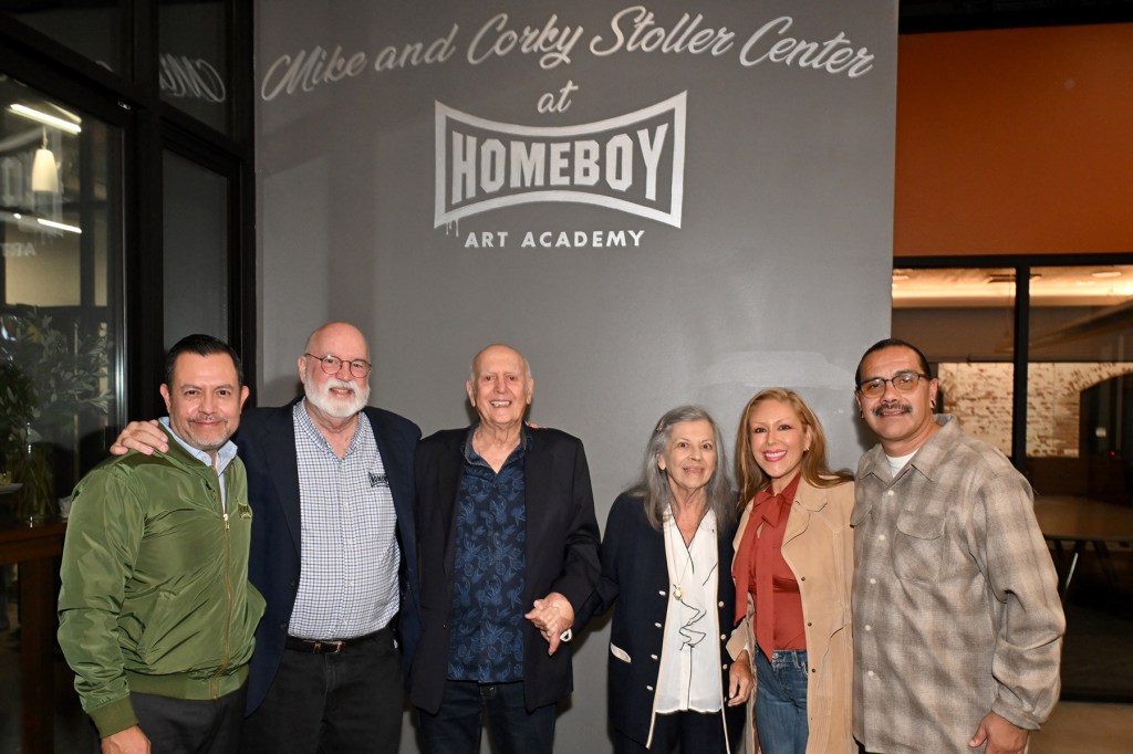Songwriter Mike Stoller & Wife Celebrate Homeboy Music Center Opening